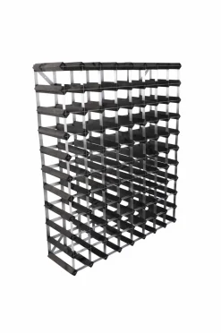 The Swedish Wine Rack Factory Småopbevaring>Vinreol 90 flasker Sort