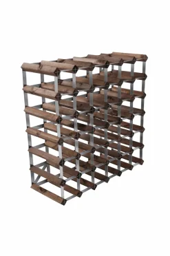 The Swedish Wine Rack Factory Vinreol 42 flasker Brun New