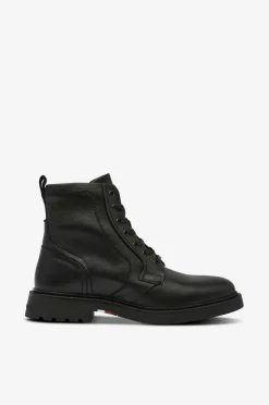 Tommy Hilfiger Ankelstøvler Hilfiger Comfort Lwt Lth Boot Black Clearance