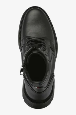 Tommy Hilfiger Ankelstøvler Hilfiger Comfort Lwt Lth Boot Black Clearance