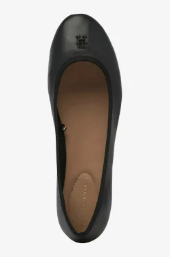 Tommy Hilfiger Ballerinasko>Ballerinasko TH Hardware Leather Ballerina Black