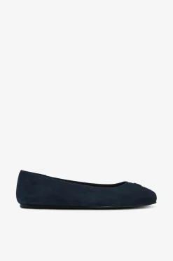 Tommy Hilfiger Ballerinasko>Ballerinasko TH Hardware Suede Ballerina Space blue