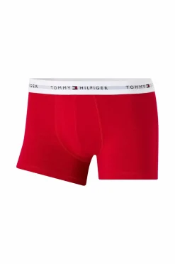 Tommy Hilfiger Boksershorts 3-pack Trunk Desert sky/white/primary red Best
