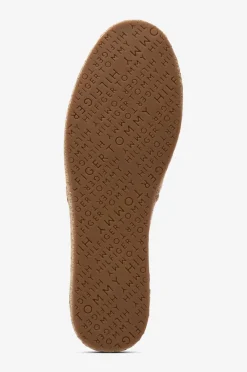 Tommy Hilfiger Espadrillos TH Logo Metallic Leather Espad Gold Sale