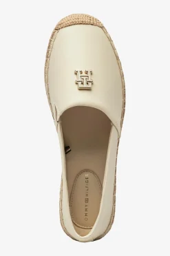 Tommy Hilfiger Espadrillos TH Logo Leather Espadrille Muslin Outlet