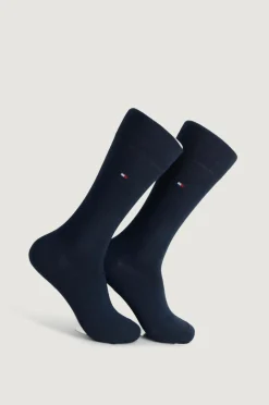 Tommy Hilfiger 2-pak strømper TH Men Sock Classic 2P Z271 dark navy New
