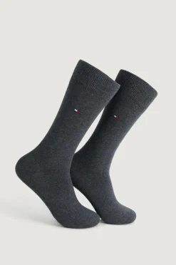 Tommy Hilfiger Undertøj>2-pak strømper TH Men Sock Classic 2P Anthracite melange