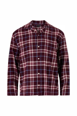 Tommy Hilfiger Pyjamassæt Relaxed Flannel PJ Set -boxed Tartan Reiker Burgundy Sale