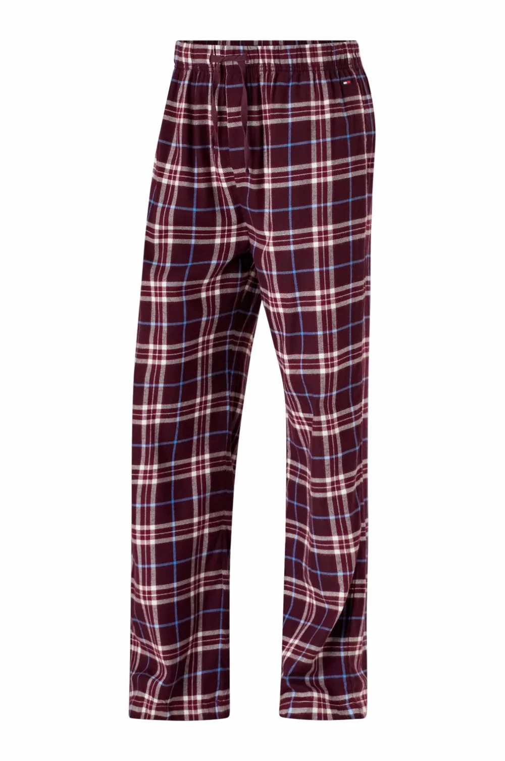 Tommy Hilfiger Pyjamassæt Relaxed Flannel PJ Set -boxed Tartan Reiker Burgundy Sale