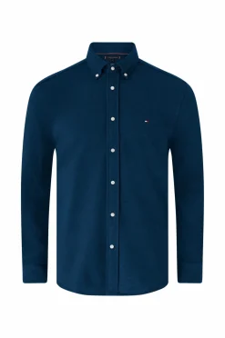 Tommy Hilfiger Skjorte Knit Pique Featherweight Dark night navy Sale