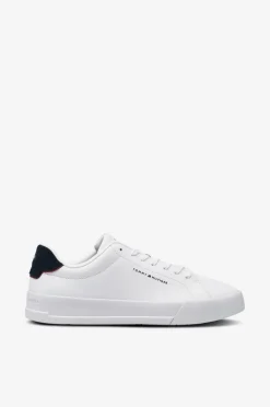Tommy Hilfiger Espadriller|Sneakers>Sneakers TH Court Lth Detail Ess White/desert sky