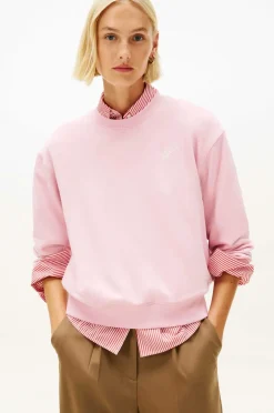 Tommy Hilfiger Sweatshirts & Hoodies>Sweatshirt TH Script Reg Terry Bonita pink