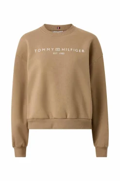 Tommy Hilfiger Sweatshirts & Hoodies>Sweatshirt Corp Logo Mdrn Driftwood taupe