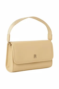 Tommy Hilfiger Tasker>Taske TH Monotype Shoulder Bag Harvest wheat