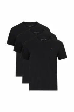 Tommy Hilfiger T-Shirts & Tanktoppe>T-shirt SS Tee 3-pak Black/black/black