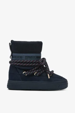 Tommy Hilfiger Vinterstøvler Tommytech Rwb Snowboot Warm Space blue Clearance