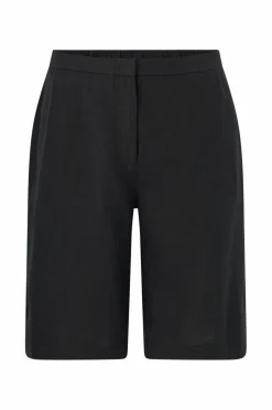 Tommy Hilfiger Curve Shorts>Hørshorts Crv Ess Linen Tailored Short Black
