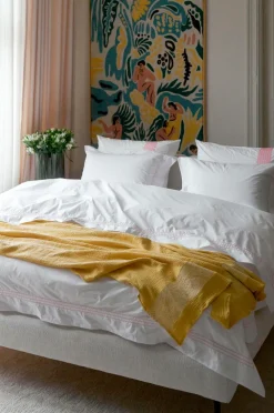 Tone Kroken Sengetæpper>Sengetæppe Le petite Gul