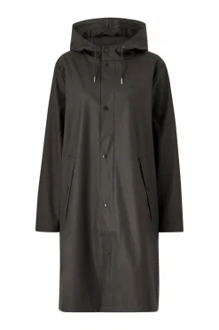 Tretorn Regnfrakke Wings Long Rain Jacket 050/Jet Black