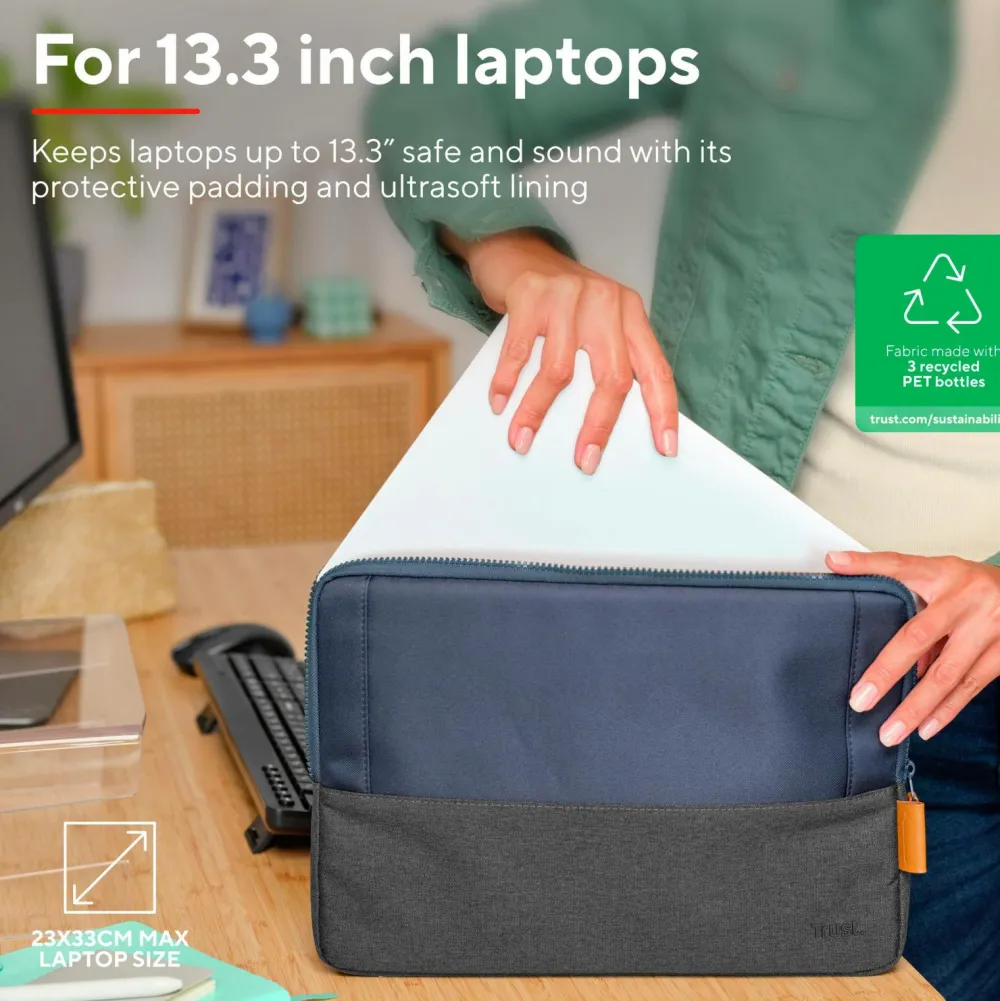 Trust Computertaske Lisboa Sleeve 13,3" No color Sale