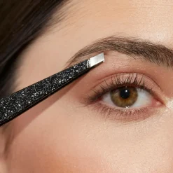 Tweezerman Slant Tweezer Sparkling Black Anniversary Retail No color