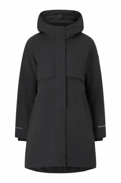 Twentyfour Regntøj>Parka Mode Mia Warm Parka W Soft black