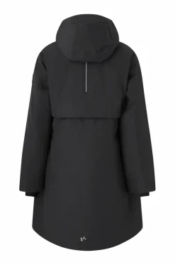 Twentyfour Regntøj>Parka Mode Mia Warm Parka W Soft black