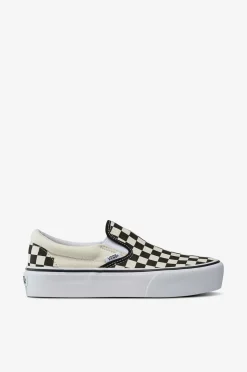 Vans Sneakers Classic Slip-on Platform Black and white/checkerboard/white Hot