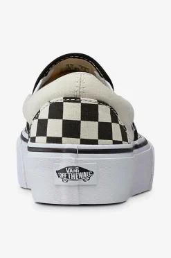 Vans Sneakers Classic Slip-on Platform Black and white/checkerboard/white Hot