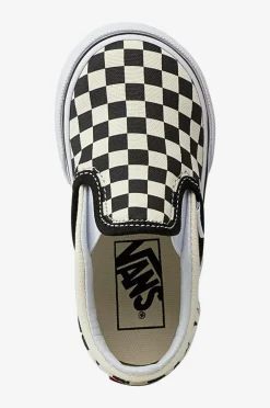 Vans Sneakers Toddler Checkerboard Slip-on Shoes Black and white New