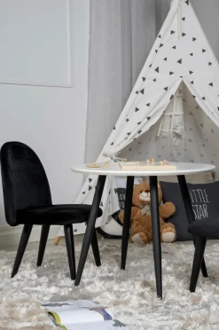 Venture Home Børnemøbler>Barnestol VALETTA, 2-pak Sort