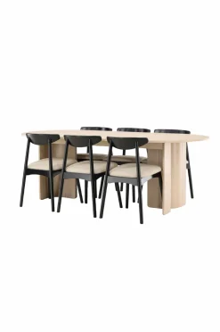 Venture Home Bord Tyresö med stol Ven Sort Hot