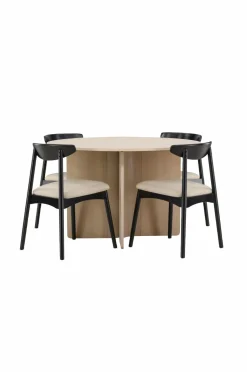 Venture Home Bord Tyresö med stol Ven Sort Hot