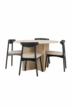 Venture Home Bord Tyresö med stol Ven Sort Hot