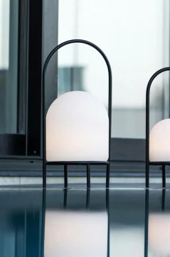 Venture Home Bordlampe Colie Sort New