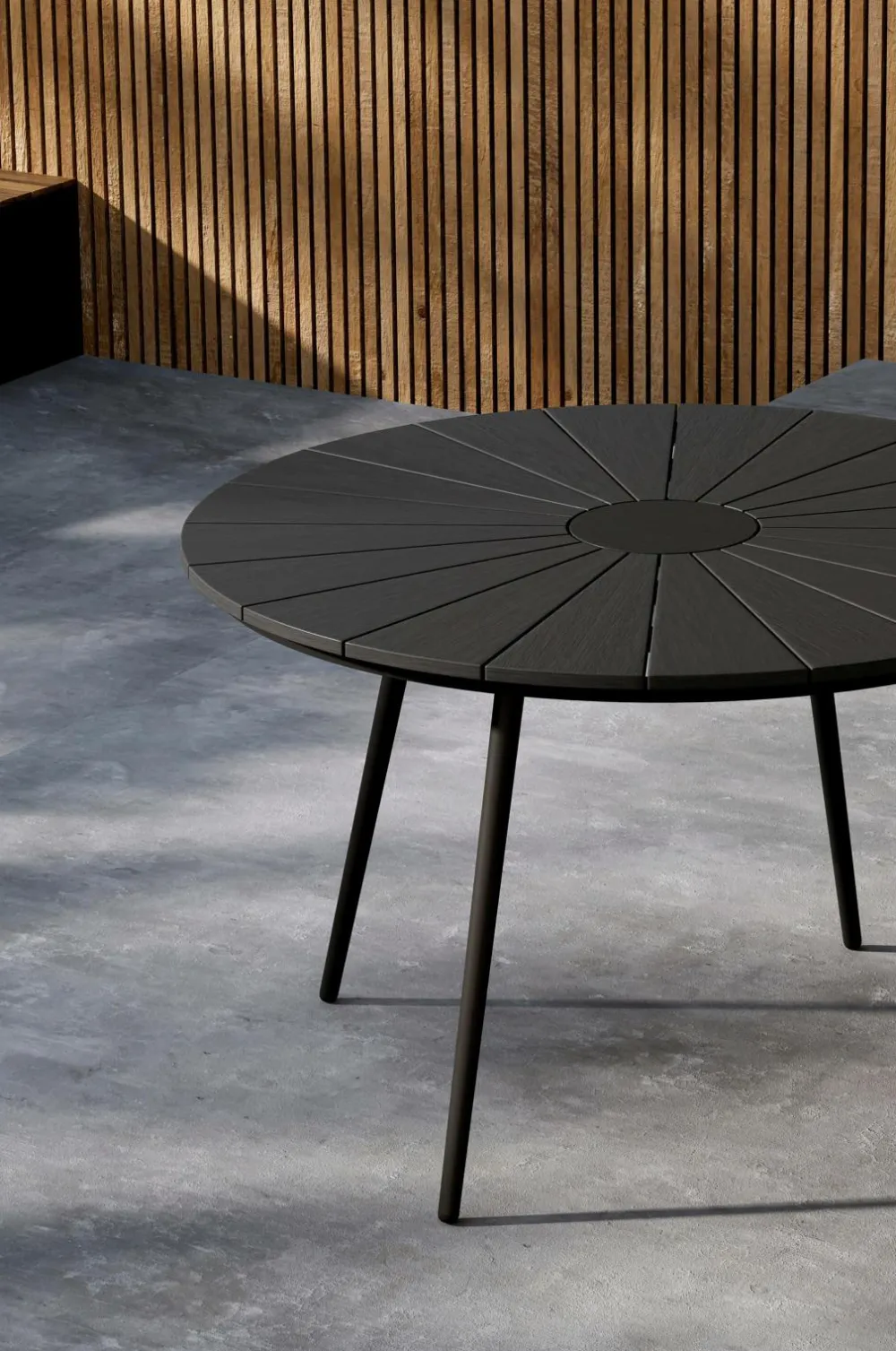 Venture Home Udemøbler & Have>San Vito Rektangulært spisebord Sort