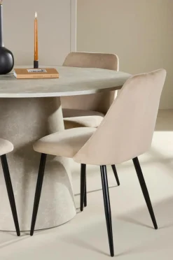 Venture Home Spisebord Lanzo med stol Night Beige New