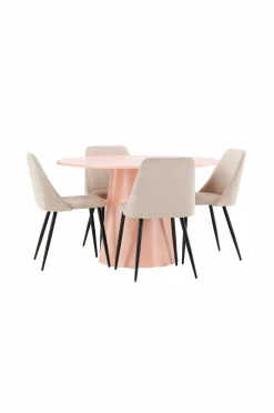 Venture Home Spisebord Lanzo med Night-stol Beige Sale