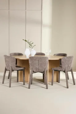 Venture Home Spisebord Strada med Astoria-stol Brun Sale