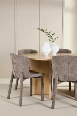 Venture Home Spisebord Strada med Astoria-stol Brun Sale