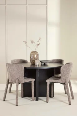 Venture Home Spisebord Strada med Astoria-stol Brun Clearance