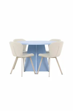 Venture Home Spisebord Bootcut med Lilja-stol Beige Online