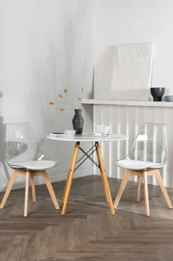 Venture Home Spisegrupper>Spisegruppe Danburi med 2 stk. stole Edvin White