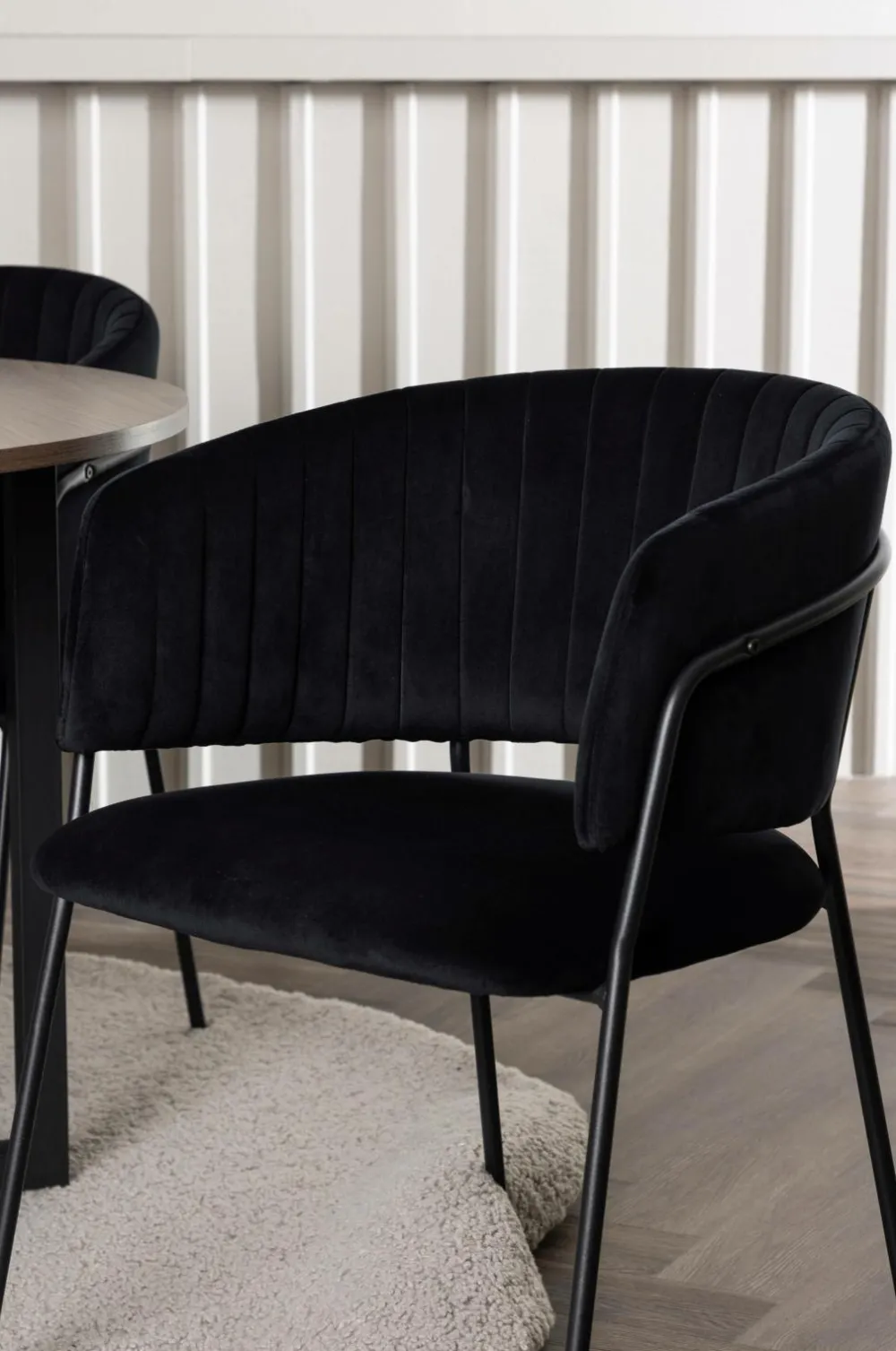 Venture Home Spisegrupper>Spisegruppe Durango med 4 stk. stole Selma Black