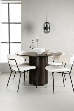 Venture Home Spisegruppe Olivia med 4 stole Chico Mocca
