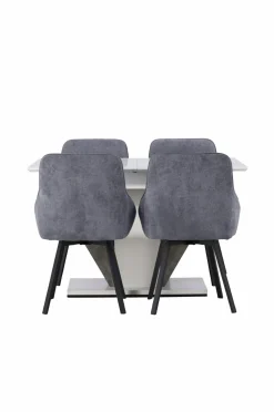 Venture Home Spisegrupper>Spisegruppe Disa med stole Rosie Grå