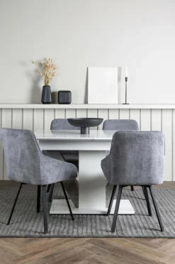 Venture Home Spisegrupper>Spisegruppe Disa med stole Rosie Grå