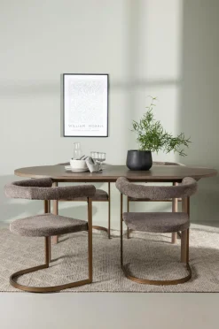 Venture Home Spisegrupper>Spisegruppe Andy med stole Morning Brun