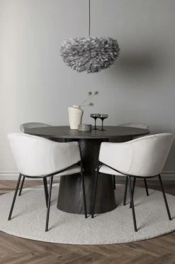 Venture Home Spisegrupper>Spisegruppe Lanzo med 4 stole Evelina Black