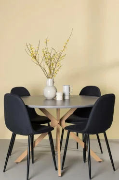 Venture Home Spisegrupper>Spisegruppe Piazza og stolene Polar Sort